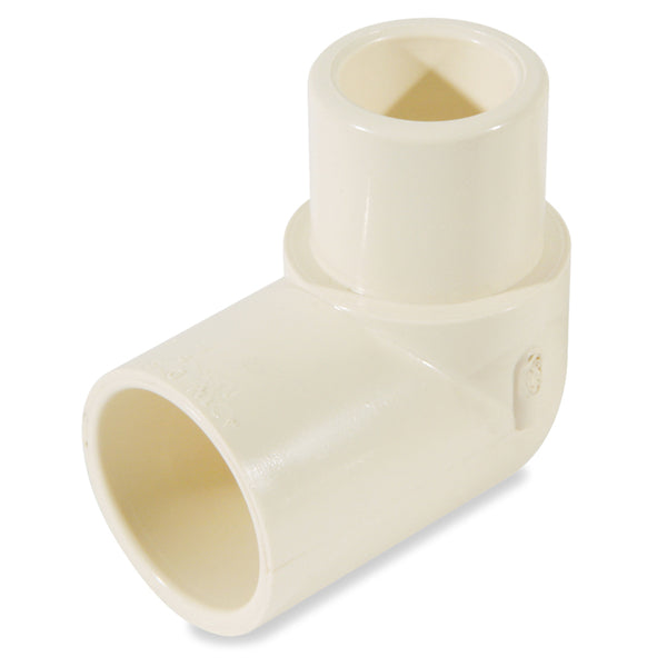Codo CPVC deslizante de 1/2 pulg. de diámetro x 1/2 pulg. de espiga KBI (paquete de 10)