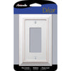Amerelle Savannah White 1 gang Wood Rocker Wall Plate 1 pk