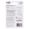 National Hardware Metal Matte Black Door Stop Mounts to floor 1.31 in. (Pack of 5)