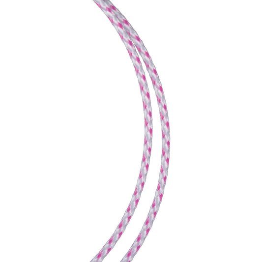 Lehigh Group White/Red Polypropylene 70 lbs. Load Limit Diamond Braid Rope 50 L ft. x 3/16 Dia. in.