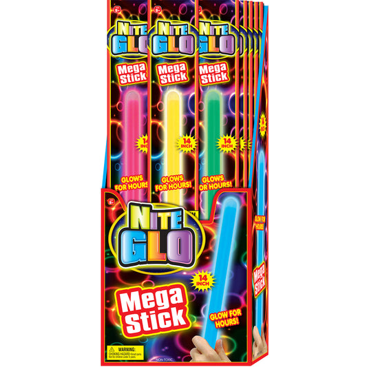 Night Glo Glow Stick Plastic 1 pc. (Pack of 24)
