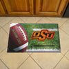 Oklahoma State University Rubber Scraper Door Mat