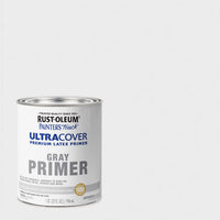 Rust-Oleum Painter's Touch Gray Flat Ultra Cover Primer 1 qt. (Pack of 2)