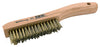 Forney 9.5 in. L X 10.25 in. W Wire Brush Wood 1 pc