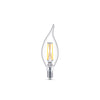 Philips BA11 E12 (Candelabra) LED Bulb Soft White 60 Watt Equivalence 3 pk - Open Box