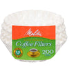 Melitta 8-12 cups White Basket Coffee Filter 200 pk