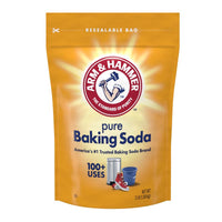 Arm & Hammer No Scent Organic Baking Soda Cleaner Powder 3 lb (Pack of 4)