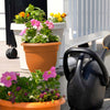 Bloem 20 in. D Resin Ariana Planter Terracotta Clay