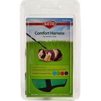 Kaytee Comfort Harness & Stretchy Leash for Small Animals, Adjustable Fit, Soft Fabric Design, Medium