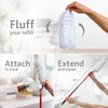 O-Cedar Flex and Catch Microfiber Duster Kit 36 in. L 1 pk (Pack of 6)