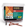 Deck Plus No. 10  x 2-1/2 in. L Star Flat Head Exterior Deck Screws 5 lb.