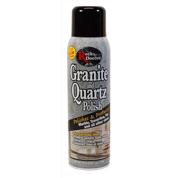 Pulidor de granito Rock Doctor sin aroma, 18 oz en aerosol (paquete de 6)