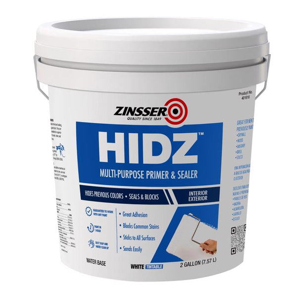 Imprimador y sellador blanco Zinsser HIDZ a base de agua 2 galones