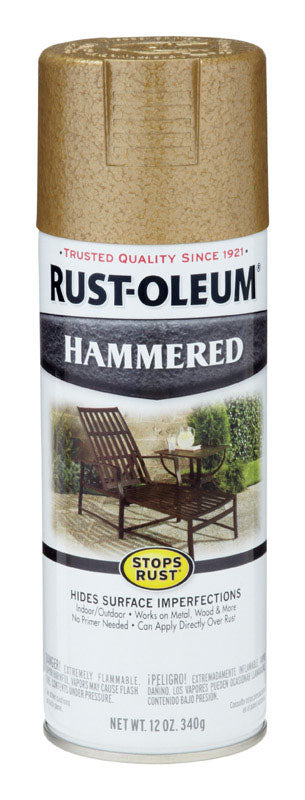 Rust-Oleum Stops Rust Gold Spray Paint 12 oz.