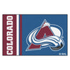 NHL - Colorado Avalanche Uniform Rug - 19in. x 30in.