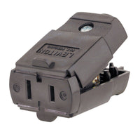 Leviton Commercial and Residential Thermoplastic Ground/Straight Blade Connector 1-15R - Deal of The Week