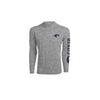 Costa L Long Sleeve Men's Crew Neck Heather Gray Tee Shirt