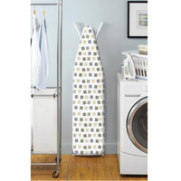 Whitmor 10 in. W X 54 in. L Cotton Assorted Ironing Board Cover and Pad