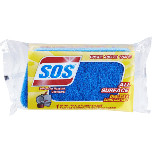 Clorox 91017 S.O.S.® All Surface Scrubber Sponge (Pack of 12)