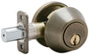 Schlage Antique Brass Metal Single Cylinder Deadbolt