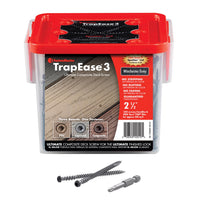 FastenMaster TrapEase No. 20 X 2-1/2 in. L Winchester Gray Torx Ttap Star Head Composite Deck Screws - Deal of The Week