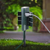 Feit Electric Outdoor 6 ft. L Green Smart Outlet Stake With WiFi