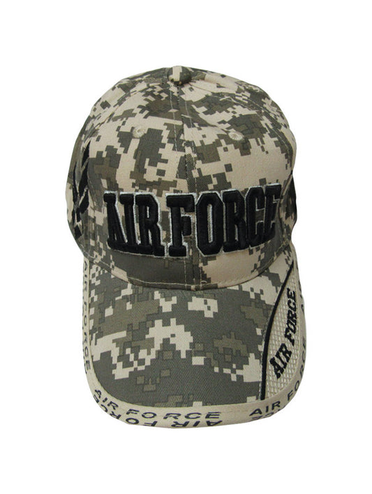 JWM Logo Baseball Cap Digital Camouflage One Size Fits All (Pack of 6)