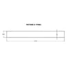 Alexandria Moulding 35-3/4 in. W X 35-3/4 in. L X 3/4 in. Round Plywood