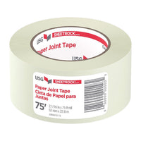 USG Sheetrock 75 ft. L X 2-1/16 in. W Paper White Self Adhesive Joint Tape (Pack of 24)