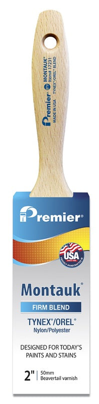 Premier Montauk 2 in. W Firm Chiseled Paint Brush (Pack of 6)