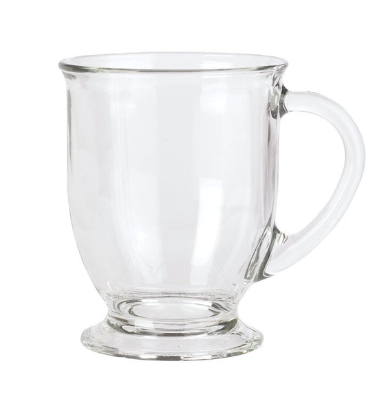 MUG CAFE CRYSTAL 16 OZ (Pack of 6)