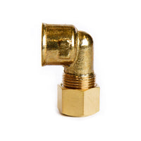 3/8 in. Compression X 1/4 in. D FPT Brass 90 Degree Elbow (Pack of 5)