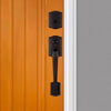Kwikset Prescott Venetian Bronze Entry Handleset 1-3/4 in.
