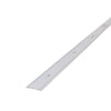 M-D BUILDING PRODUCTS 0.1 in. H X 1.25 in. W X 72 in. L Prefinished Silver Aluminum Seam Binder
