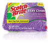 3M Scotch-Brite Delicate, Light Duty Sponge For Multi-Purpose 2-9/16 in. L 3 pk (Pack of 8)