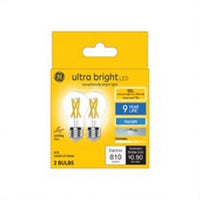 GE Ultra Bright A15 E26 (Medium) LED Bulb Daylight 100 Watt Equivalence 2 pk