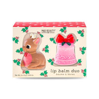 Mad Beauty Retro Christmas Lip Balm Duo 2 pc (Pack of 12)