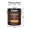 Old Masters Semi-Transparent Pecan Oil-Based Wiping Stain 1 gal (Pack of 2)