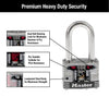 Master Lock 3.18 in. H X 1-3/4 in. W Stainless Steel 4-Pin Tumbler Marine Padlock