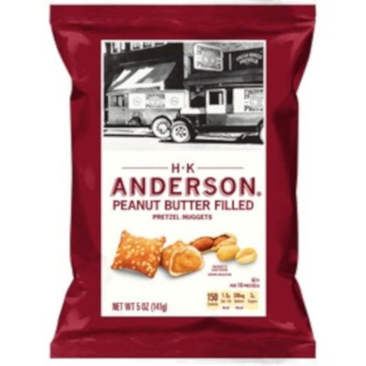 H-K Anderson Peanut Butter Pretzels 5 oz Bagged (Pack of 12)