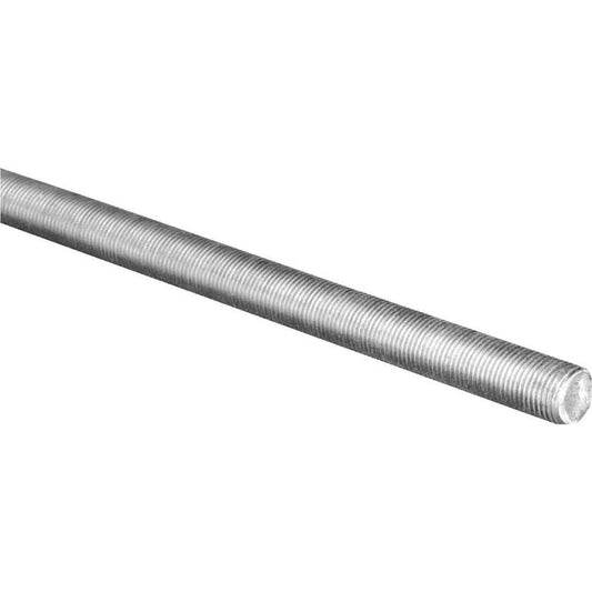 Hillman 1/2 in. Dia. x 12 in. L Galvanized Steel Threaded Rod (Pack of 5).