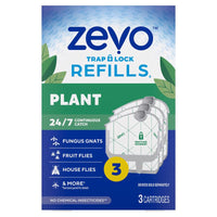 Zevo Indoor Plant Trap Refill 3 pk (Pack of 8)