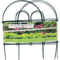 Round Folding Fence Green 18 in x 8 ft
