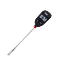 Weber Instant Read Digital Thermometer for Grilling Quick Accurate Temperature Display 