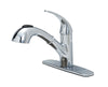 Oak Brook Ceramic Chrome 1.8 GPM High Arc Spout One Handle Pull-Out Kitchen Faucet