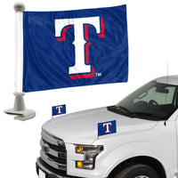 MLB - Texas Rangers Ambassador Car Flags - 2 Pack