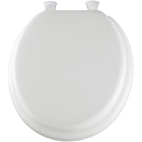 Mayfair by Bemis Eden Round White Soft Toilet Seat - Deal of The Week