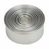 Harold Import Silver Stainless Steel Round Cookie Cutter Set