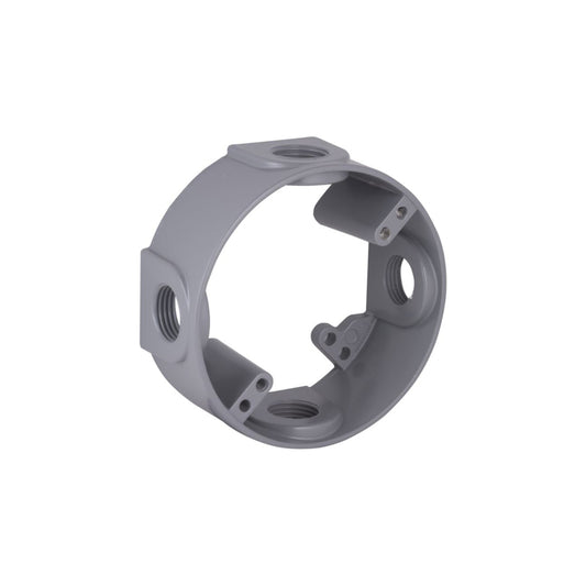 Bell 16.3 cu in Round Aluminum Box Extension Gray