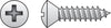 Hillman No. 12 X 2 in. L Phillips Oval Head Sheet Metal Screws 100 pk